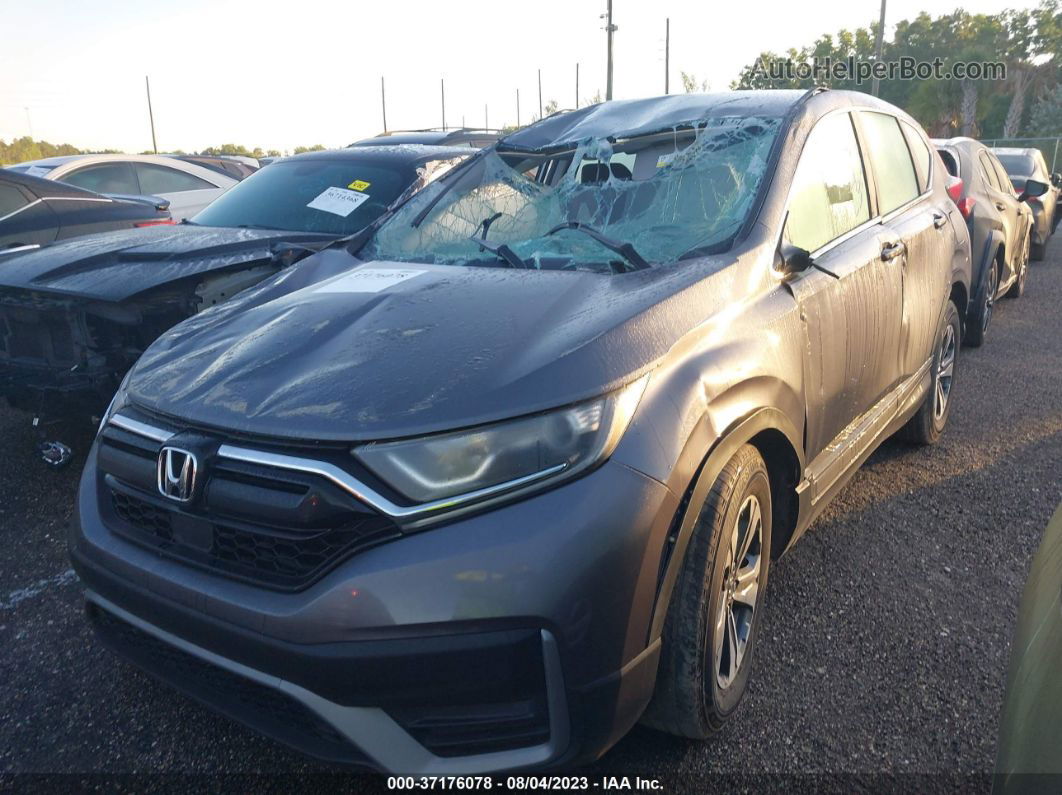 2020 Honda Cr-v Lx Gray vin: 5J6RW1H25LA015698