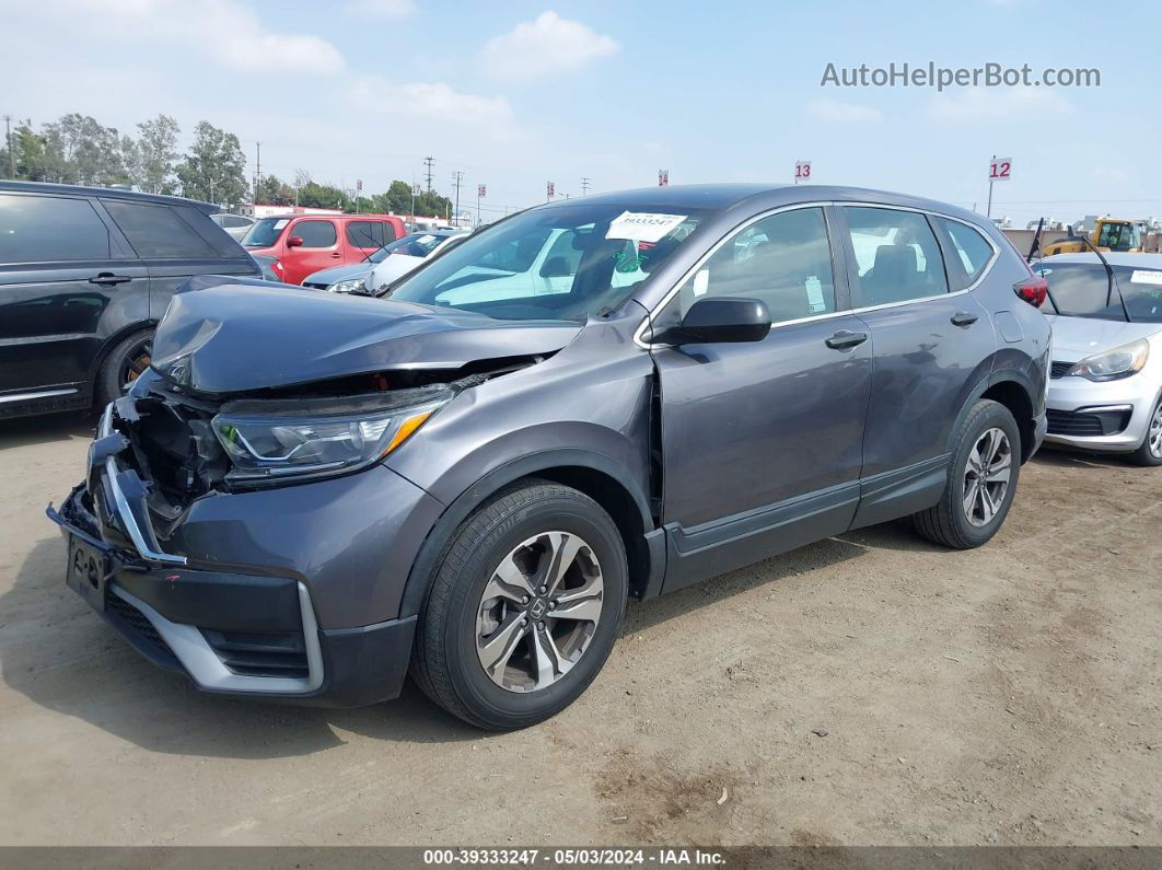 2020 Honda Cr-v 2wd Lx Gray vin: 5J6RW1H27LA001804