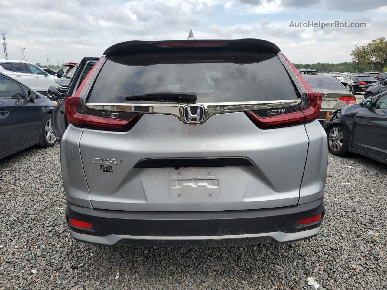 2020 Honda Cr-v Lx Silver vin: 5J6RW1H29LA009595