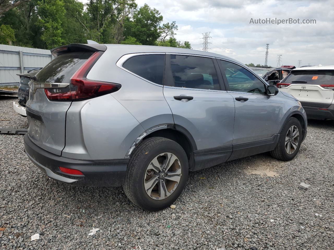 2020 Honda Cr-v Lx Серебряный vin: 5J6RW1H29LA009595