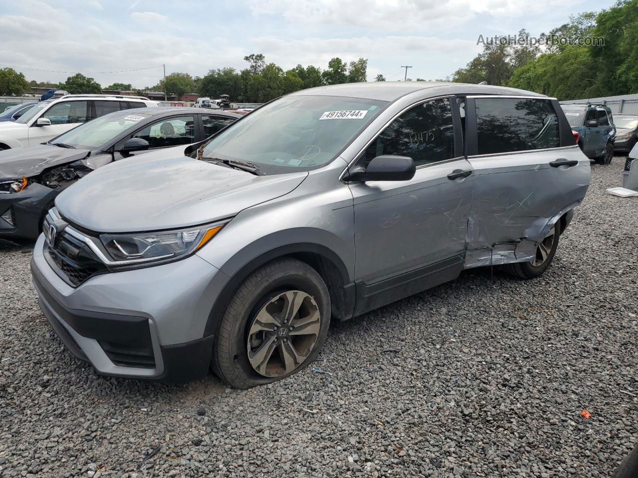 2020 Honda Cr-v Lx Silver vin: 5J6RW1H29LA009595