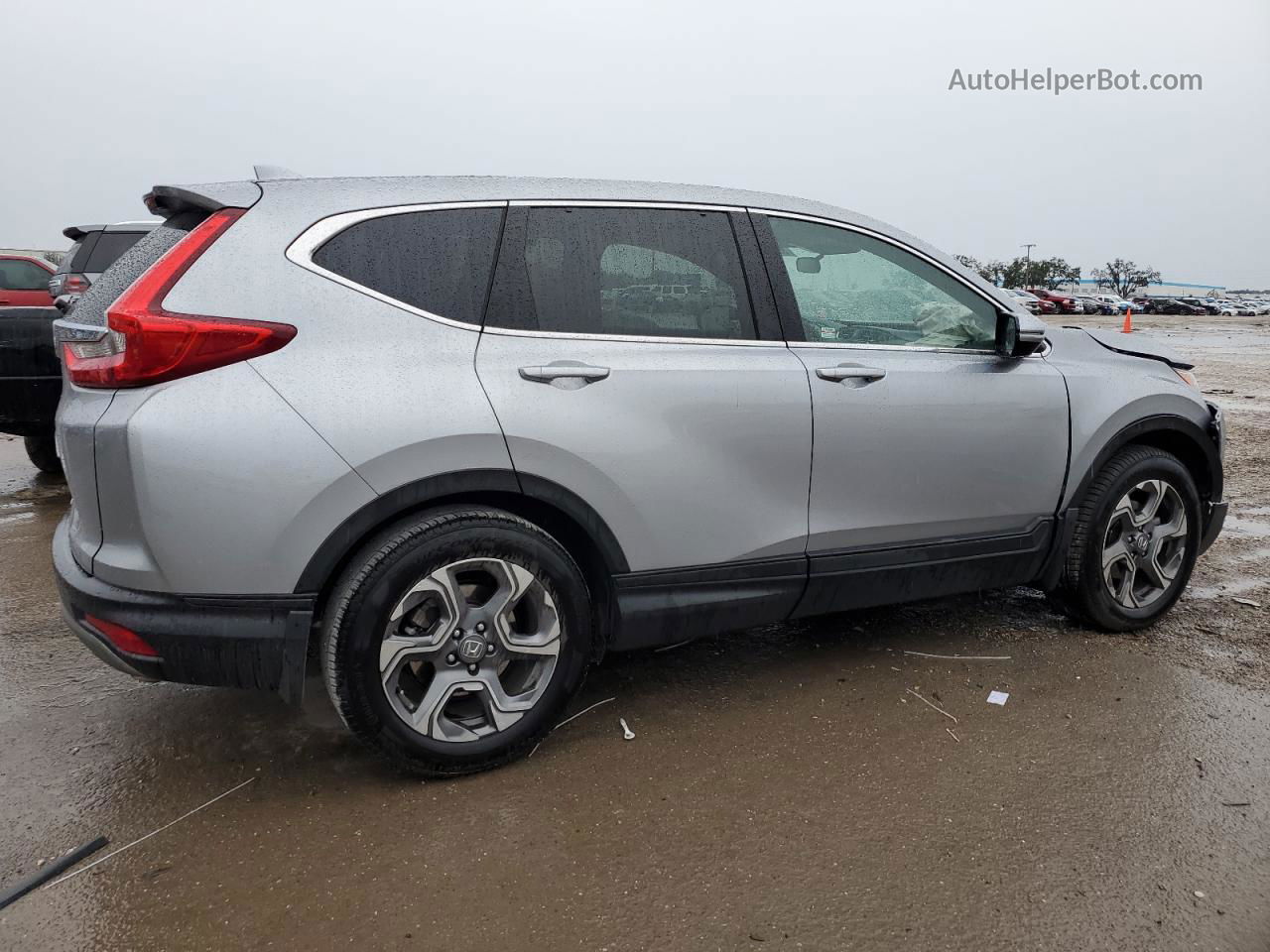 2018 Honda Cr-v Ex Silver vin: 5J6RW1H50JA007208