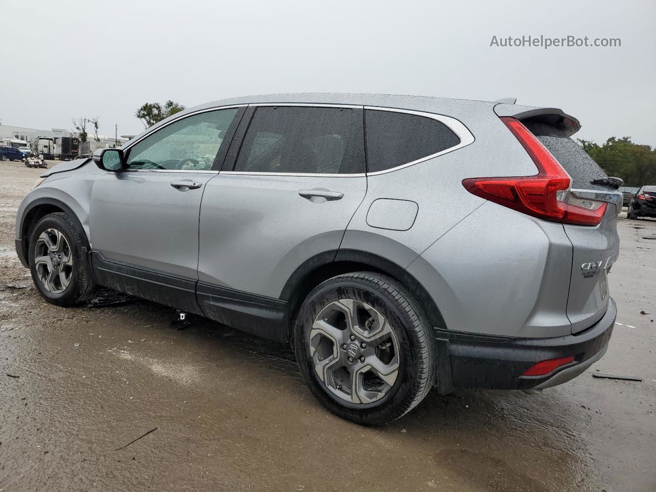 2018 Honda Cr-v Ex Silver vin: 5J6RW1H50JA007208