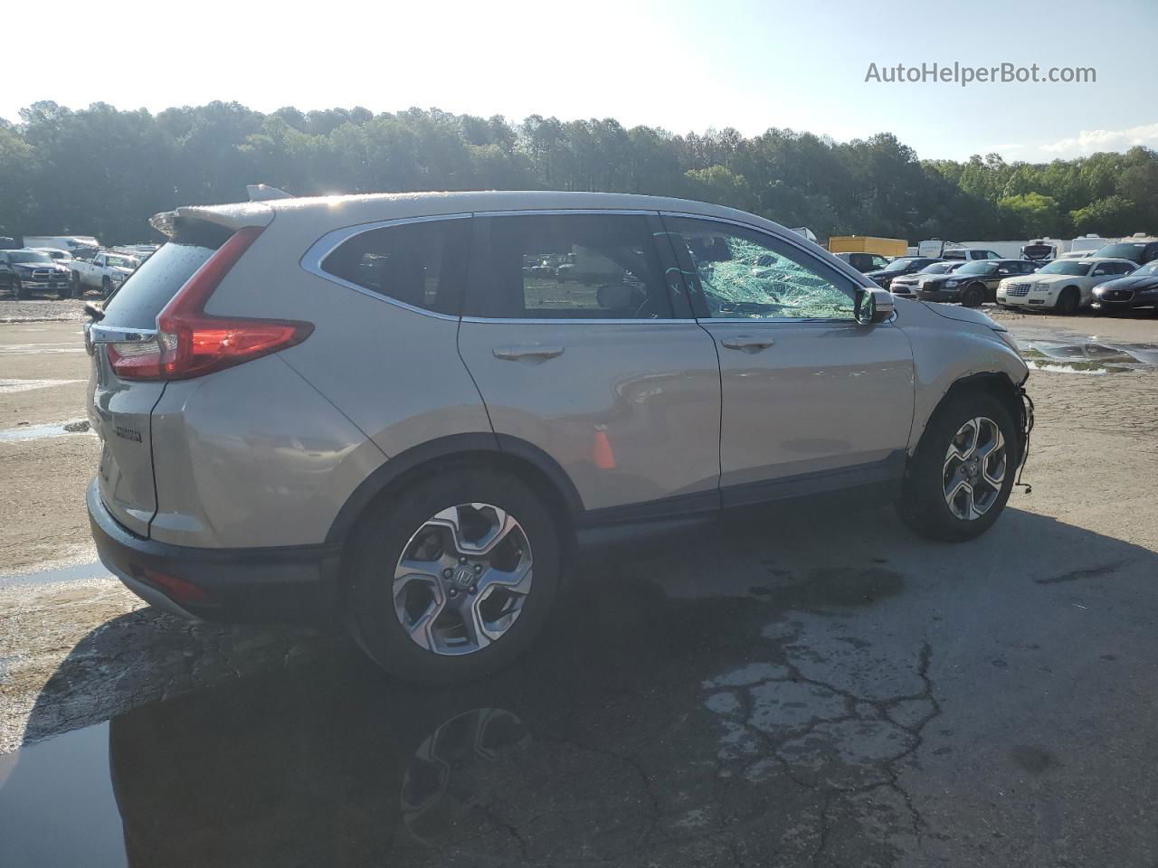 2018 Honda Cr-v Ex Tan vin: 5J6RW1H50JL006631