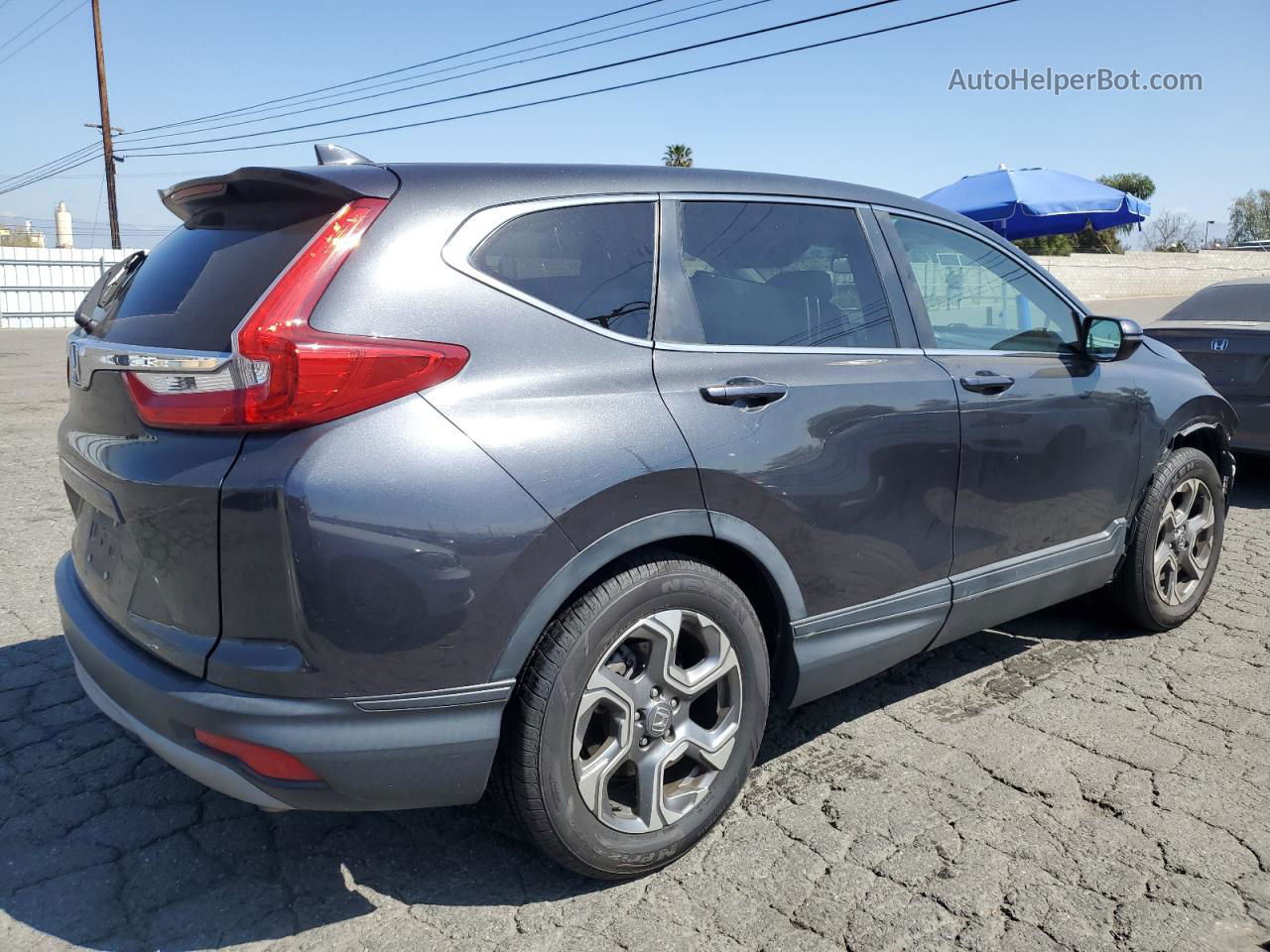 2019 Honda Cr-v Ex Угольный vin: 5J6RW1H50KA013768