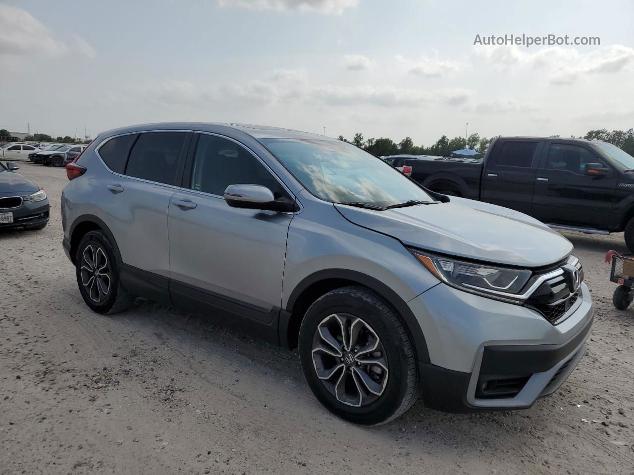 2020 Honda Cr-v Ex Silver vin: 5J6RW1H50LA019121