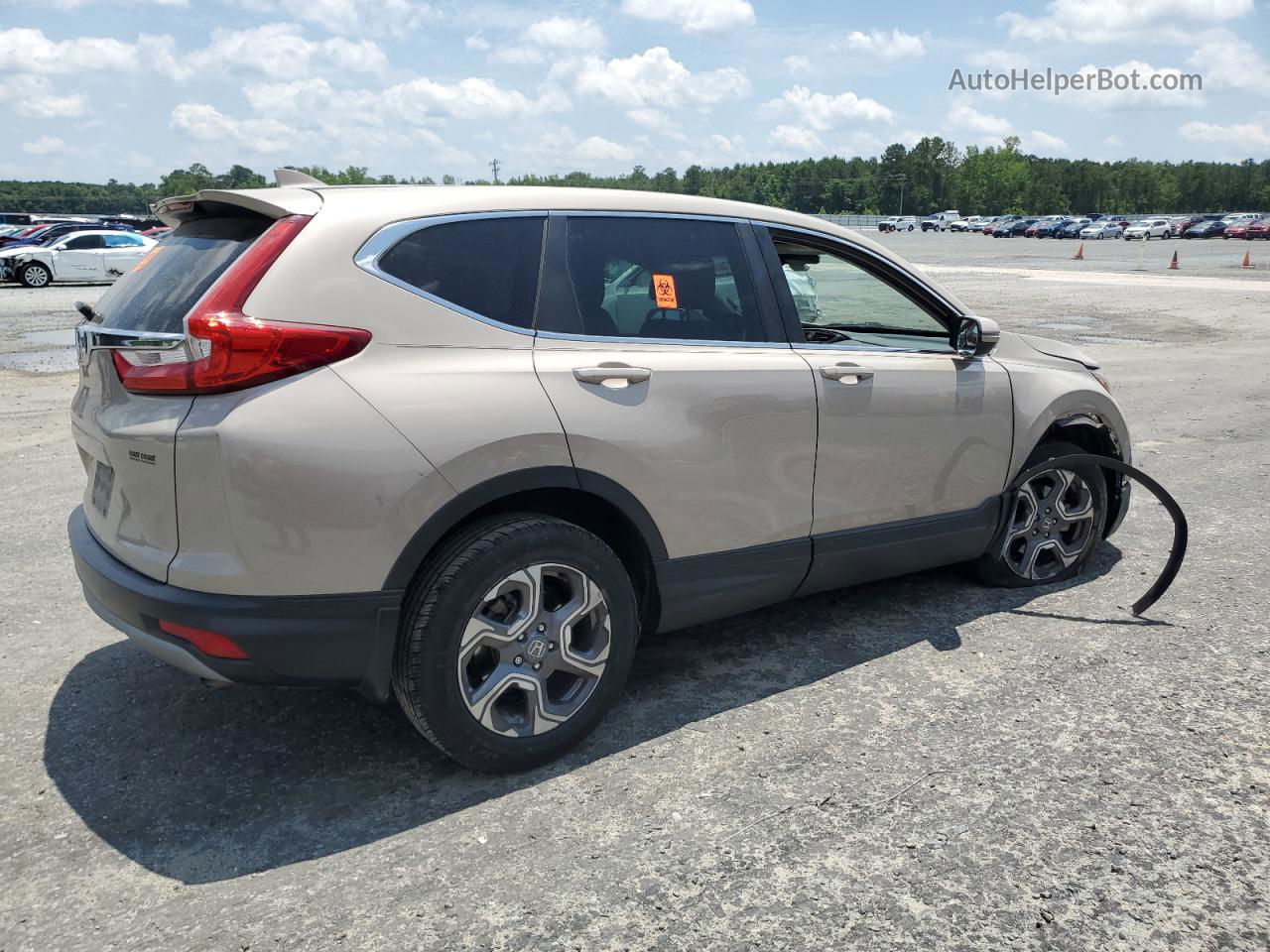 2017 Honda Cr-v Ex Beige vin: 5J6RW1H51HL014232