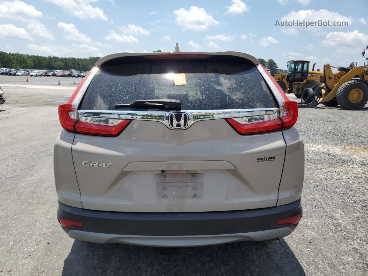 2017 Honda Cr-v Ex Beige vin: 5J6RW1H51HL014232