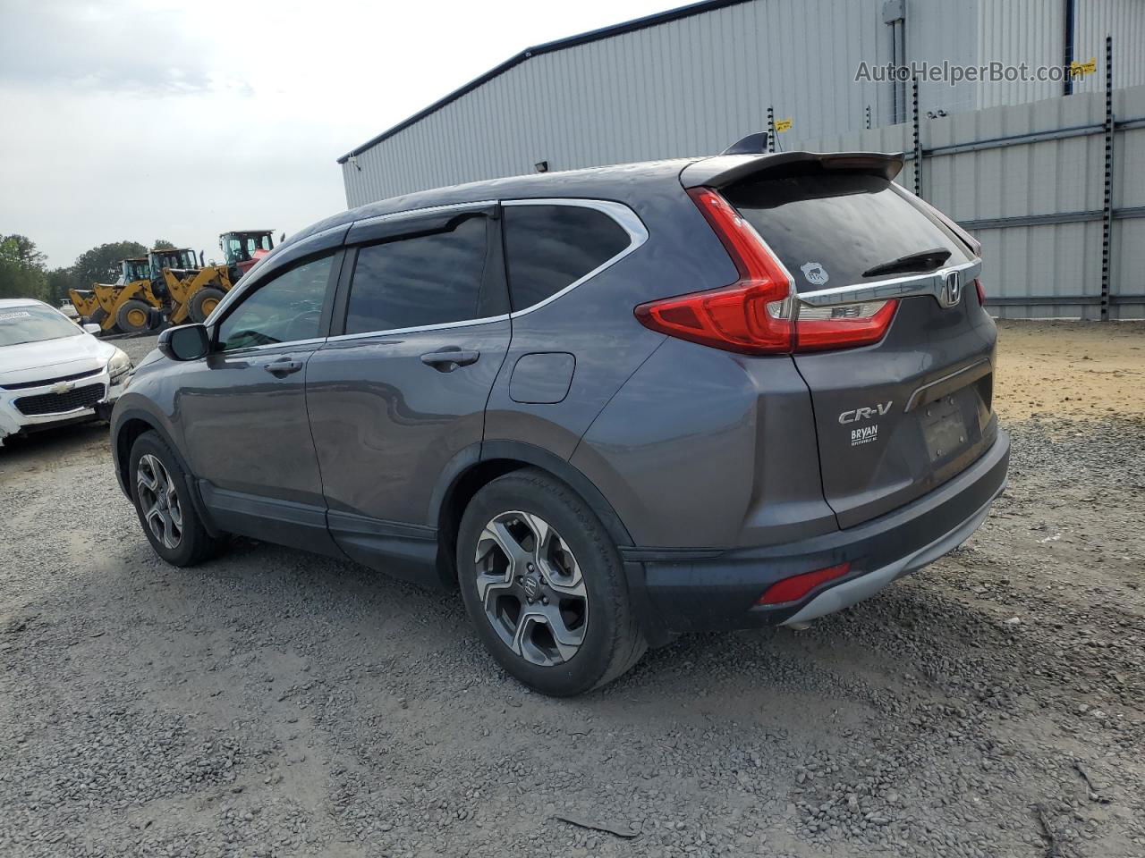 2018 Honda Cr-v Ex Gray vin: 5J6RW1H51JA003409