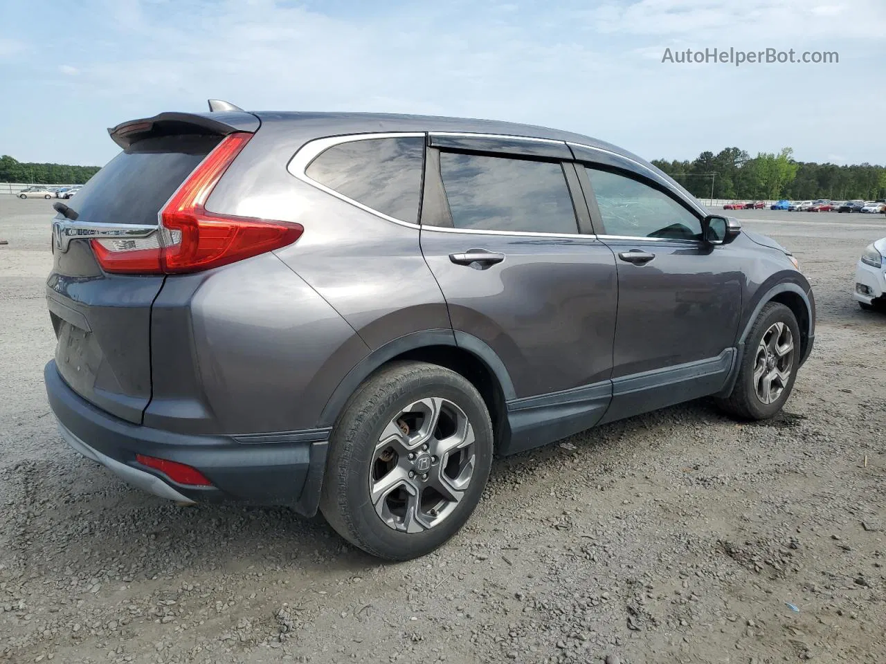 2018 Honda Cr-v Ex Gray vin: 5J6RW1H51JA003409