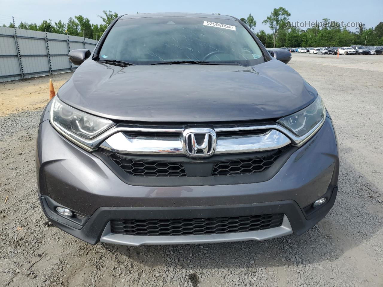 2018 Honda Cr-v Ex Gray vin: 5J6RW1H51JA003409