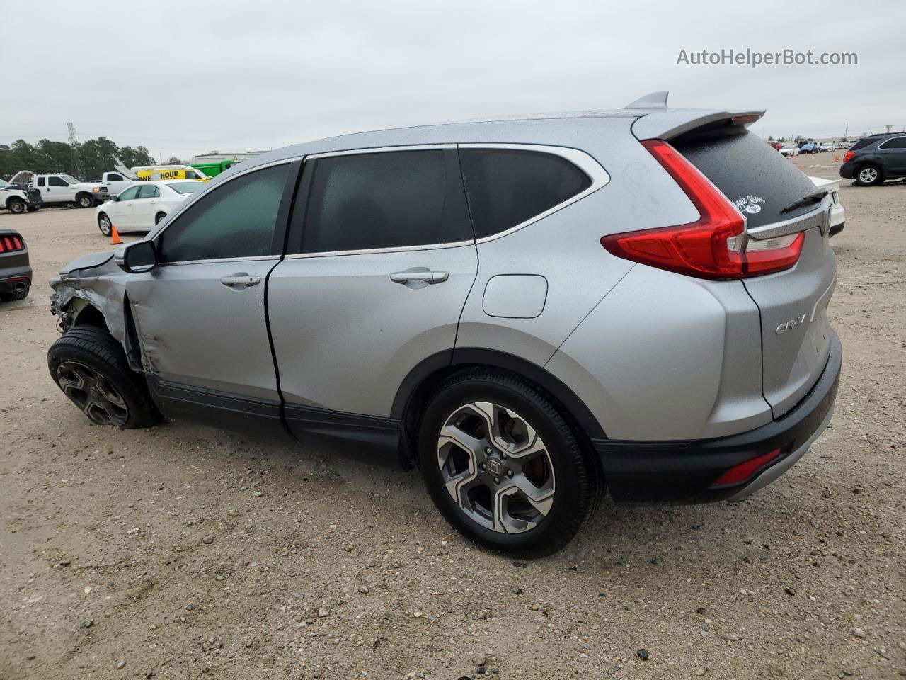 2018 Honda Cr-v Ex Серебряный vin: 5J6RW1H51JA008688