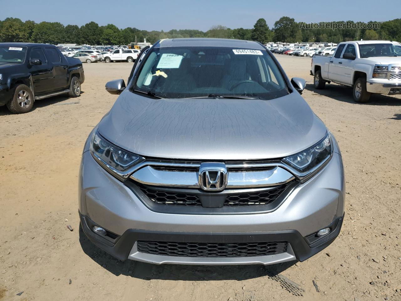 2019 Honda Cr-v Ex Gray vin: 5J6RW1H51KA004724