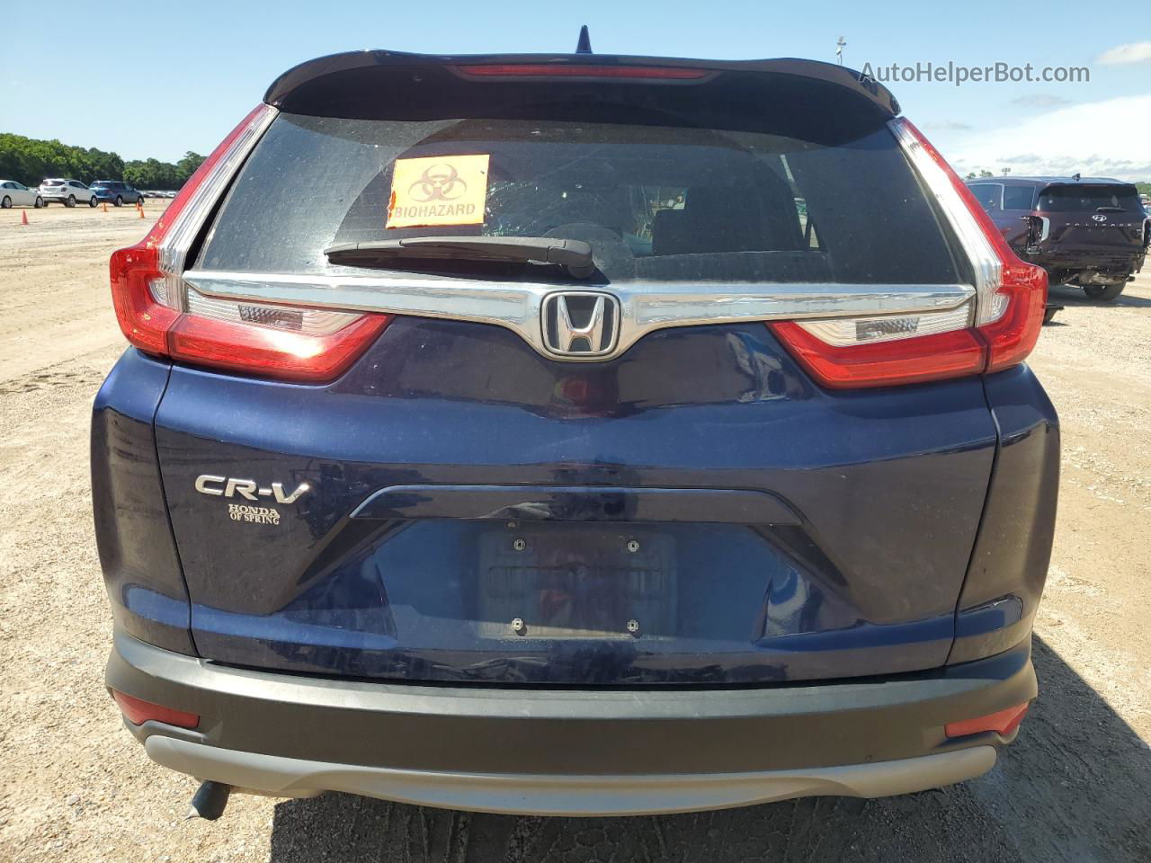 2019 Honda Cr-v Ex Blue vin: 5J6RW1H51KA011981