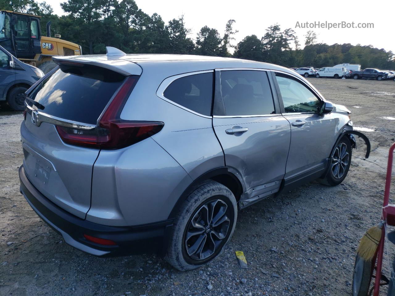 2020 Honda Cr-v Ex Silver vin: 5J6RW1H51LL011212