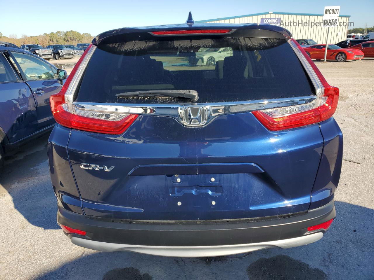 2019 Honda Cr-v Ex Blue vin: 5J6RW1H52KA004795