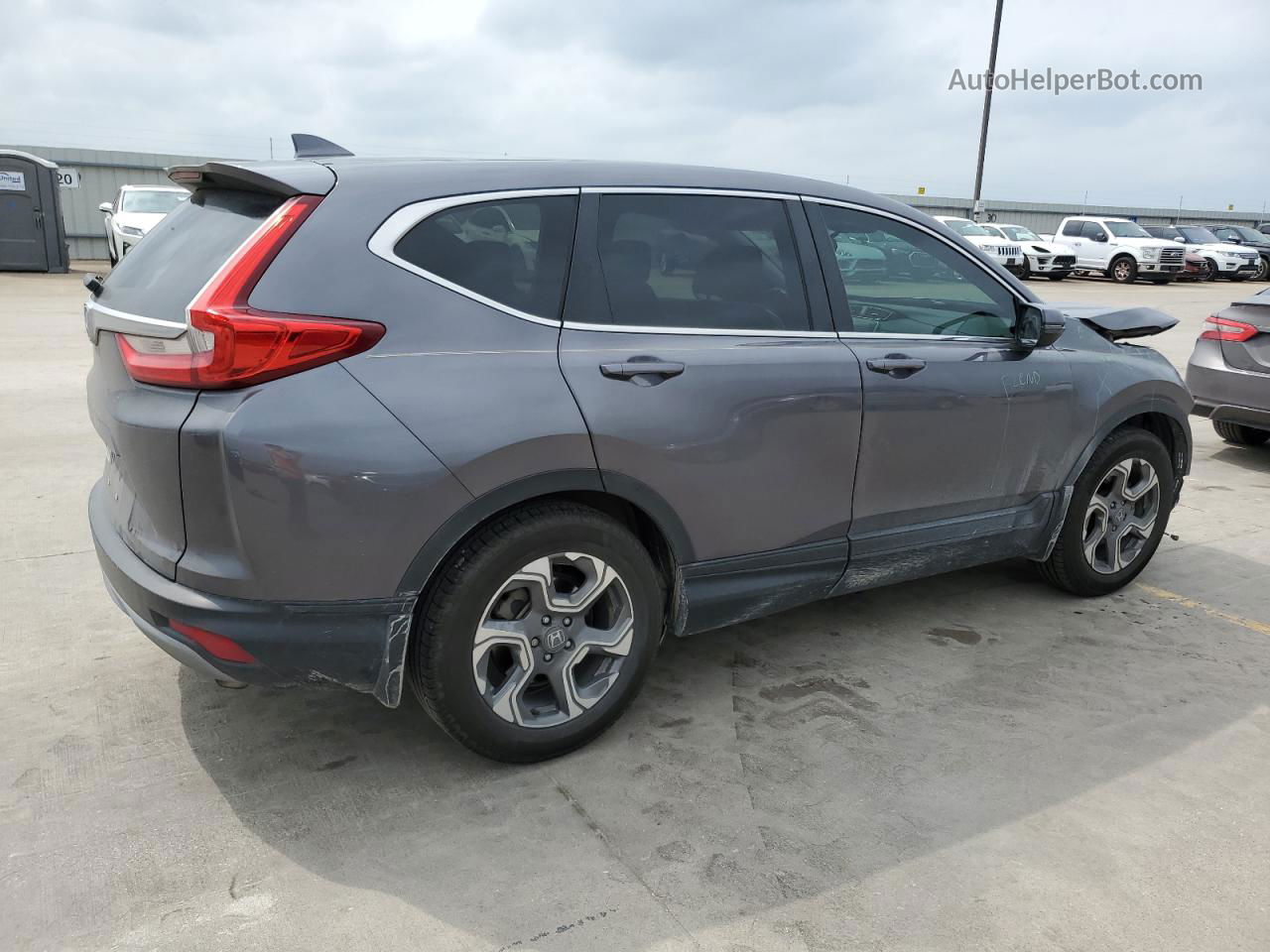 2019 Honda Cr-v Ex Gray vin: 5J6RW1H52KA033844