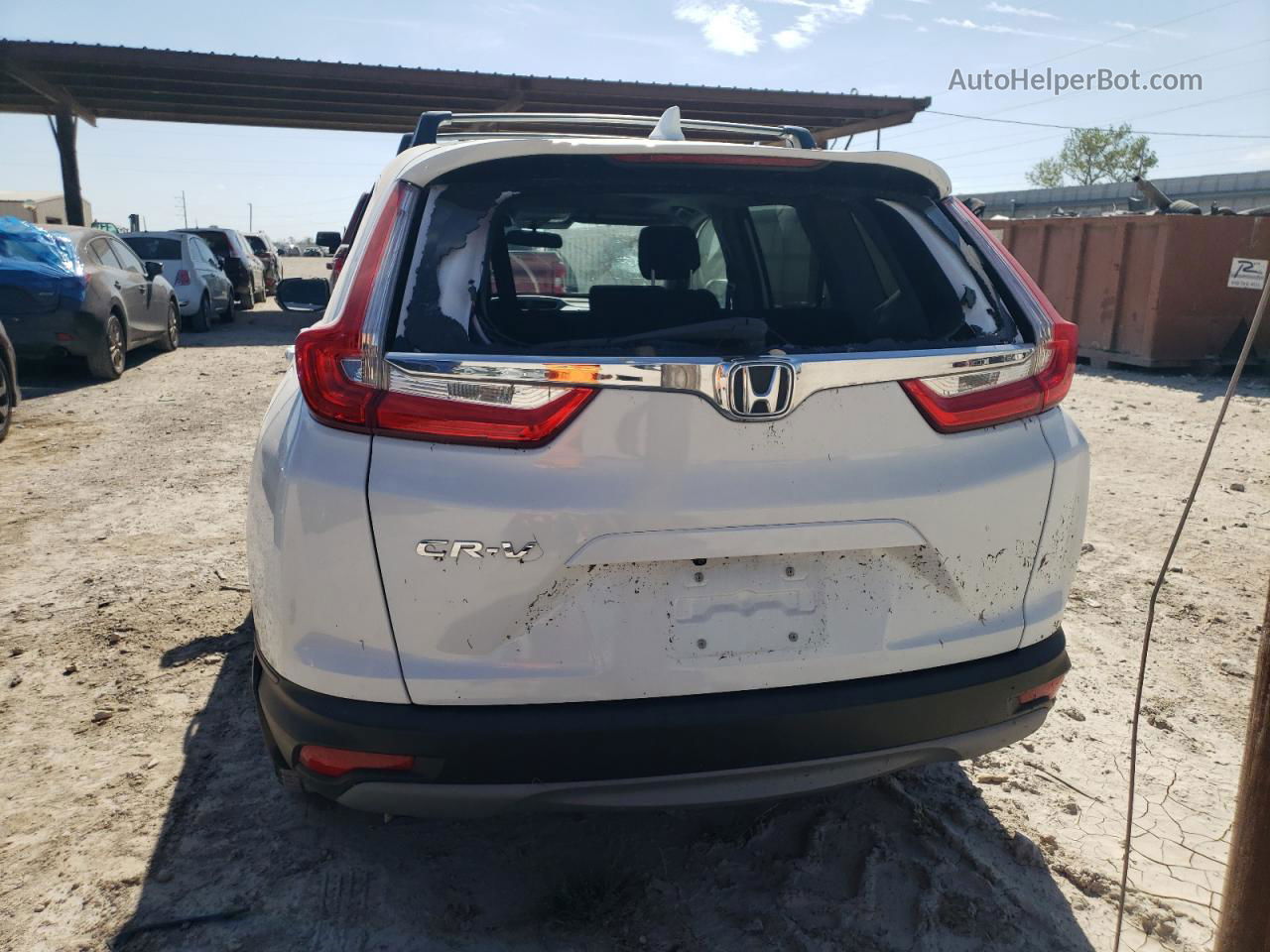 2019 Honda Cr-v Ex White vin: 5J6RW1H53KA007737