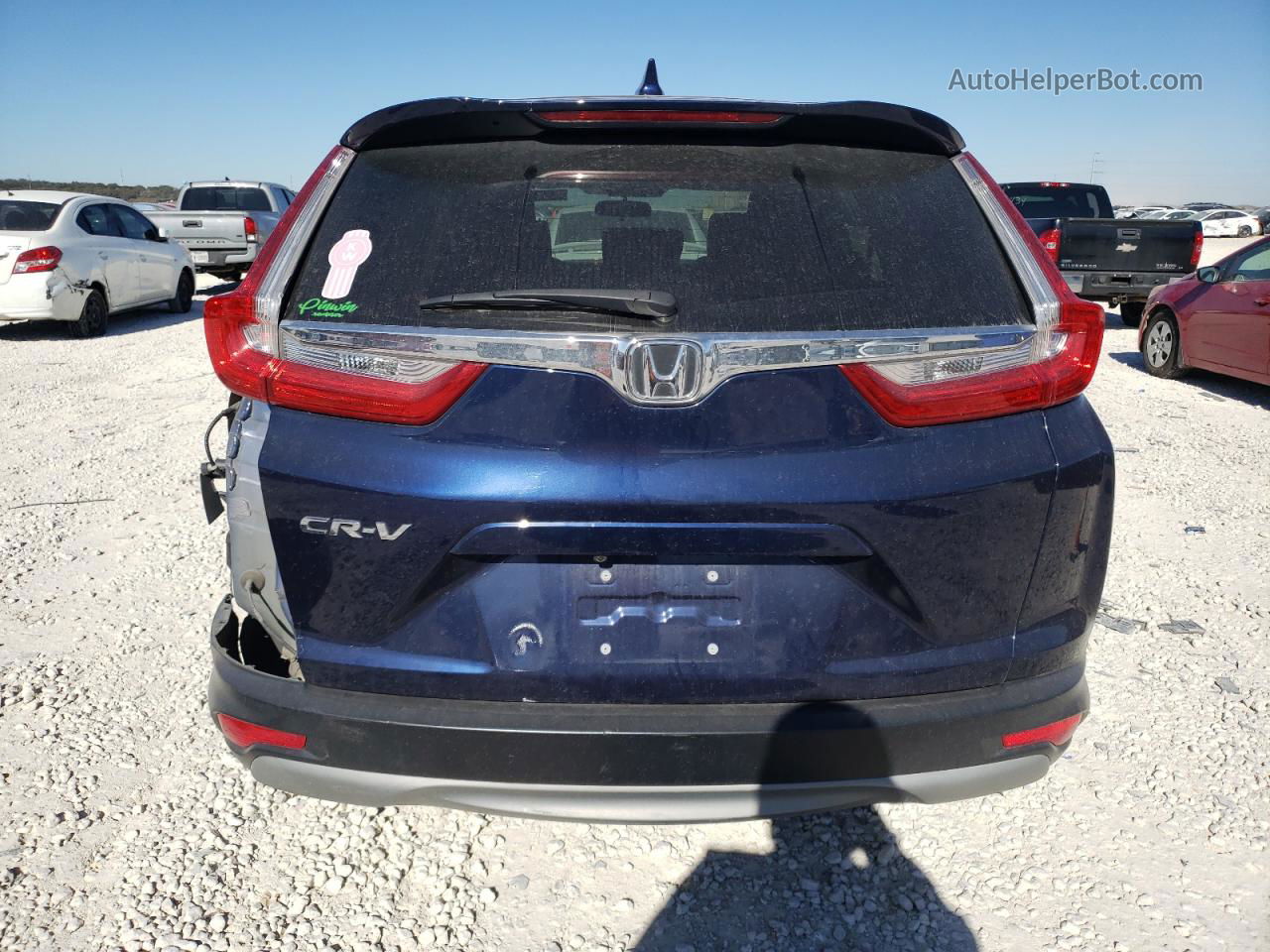 2019 Honda Cr-v Ex Blue vin: 5J6RW1H53KA011965