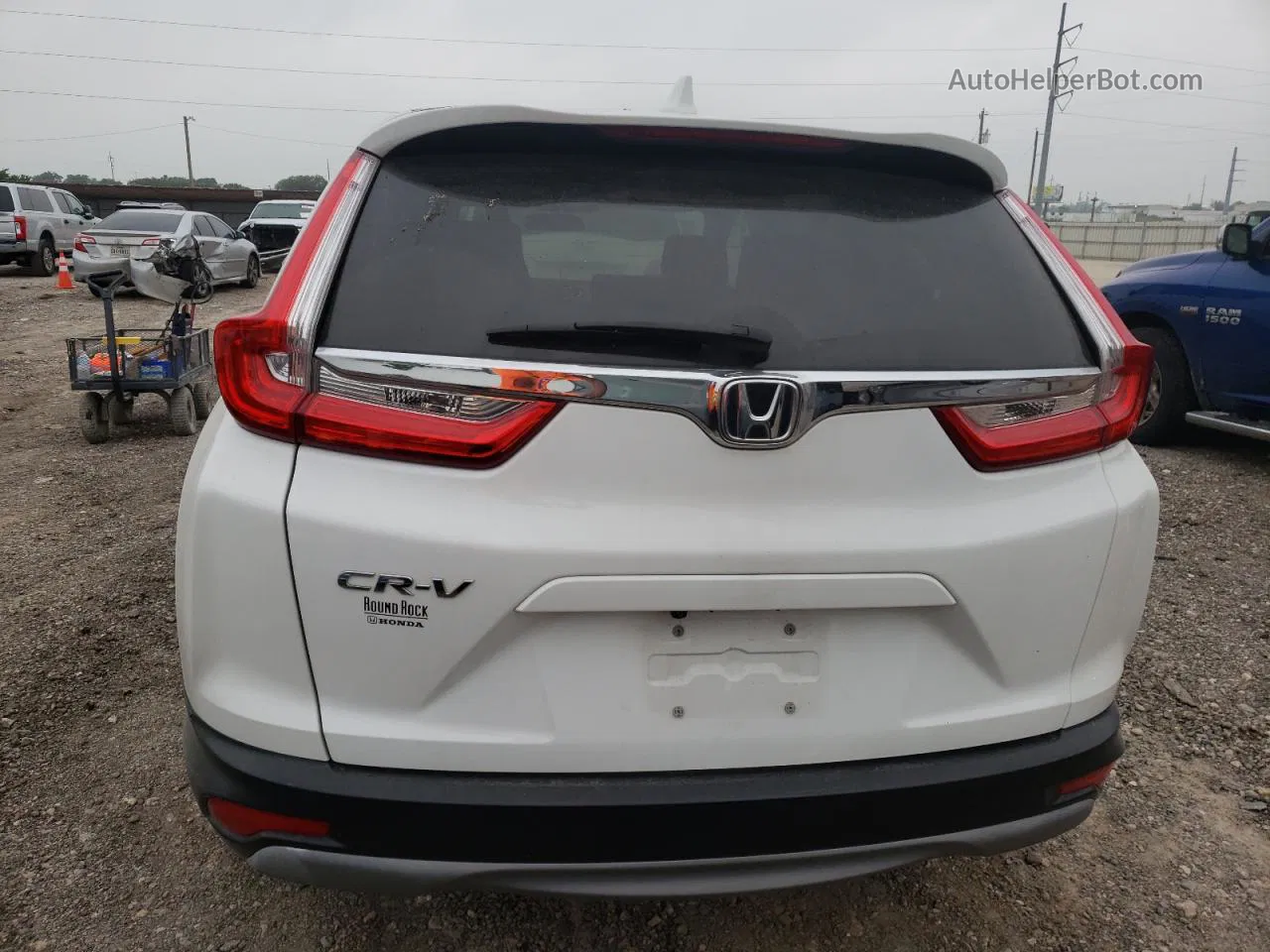 2019 Honda Cr-v Ex Белый vin: 5J6RW1H53KA029785