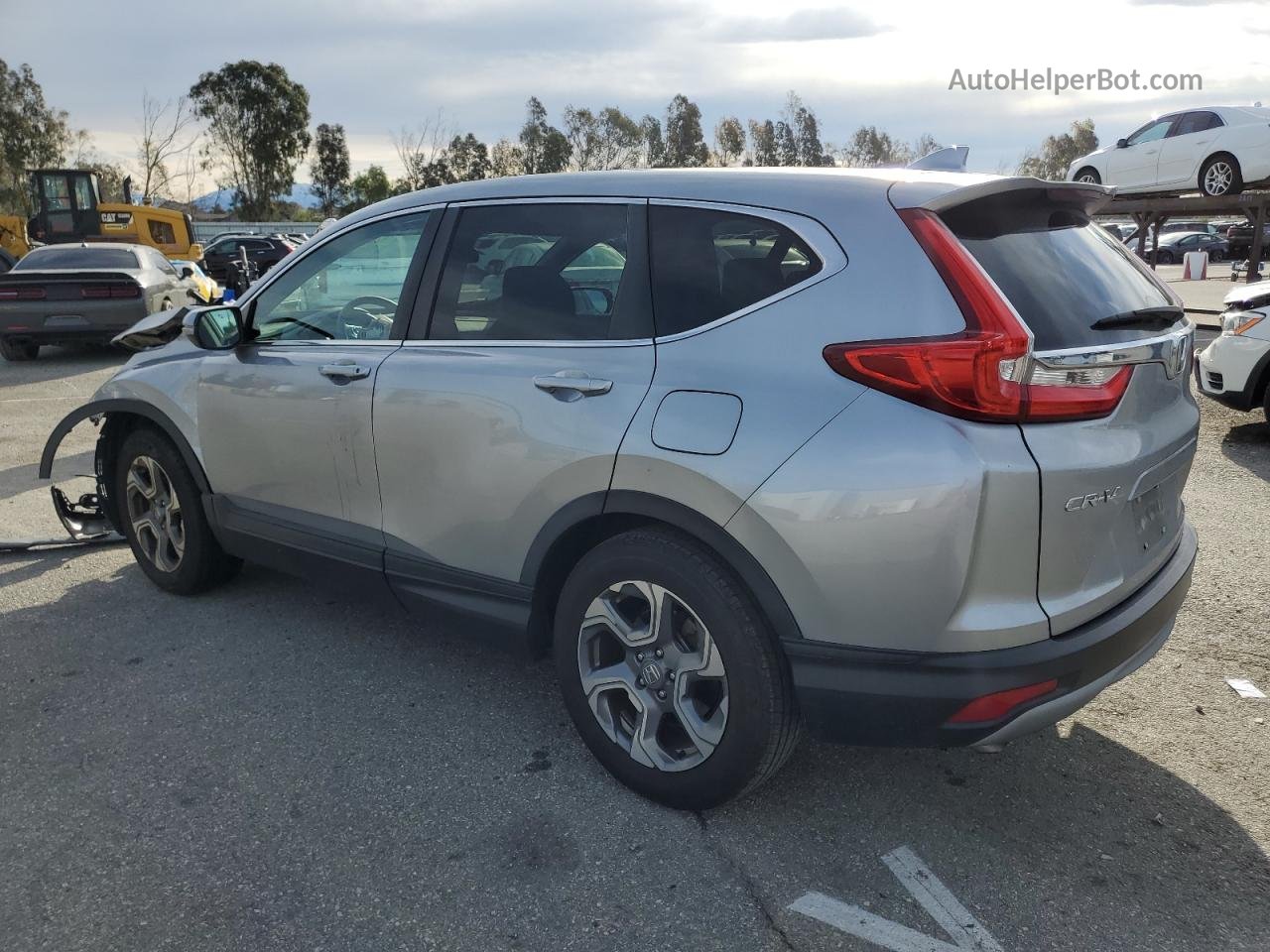 2019 Honda Cr-v Ex Silver vin: 5J6RW1H53KA034212