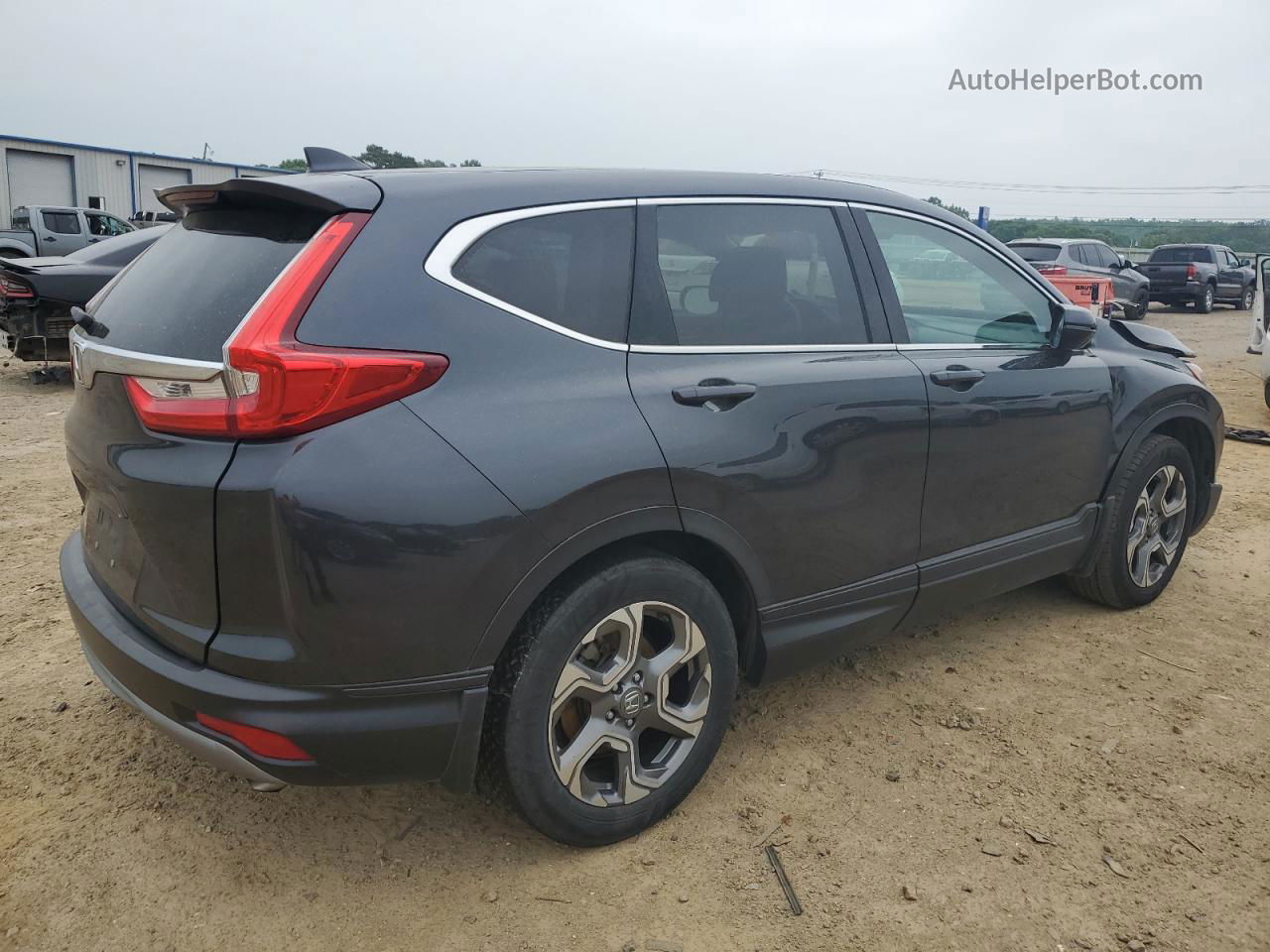 2019 Honda Cr-v Ex Gray vin: 5J6RW1H53KA035635