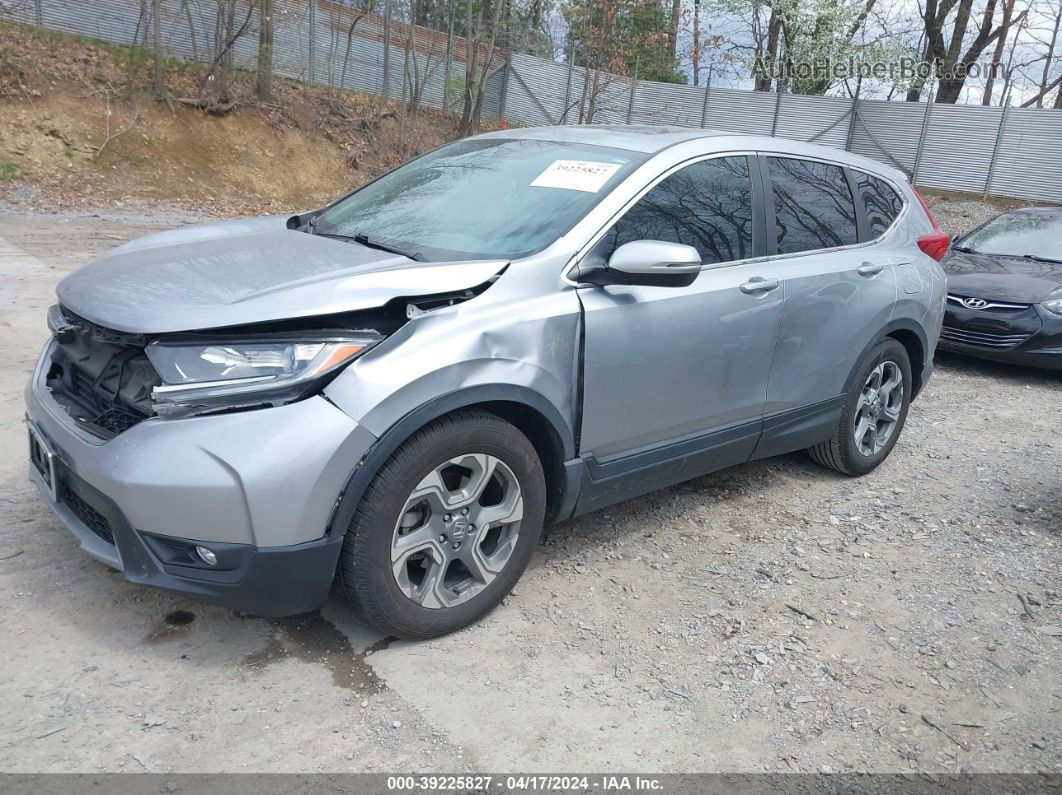 2019 Honda Cr-v Ex Silver vin: 5J6RW1H53KA046733