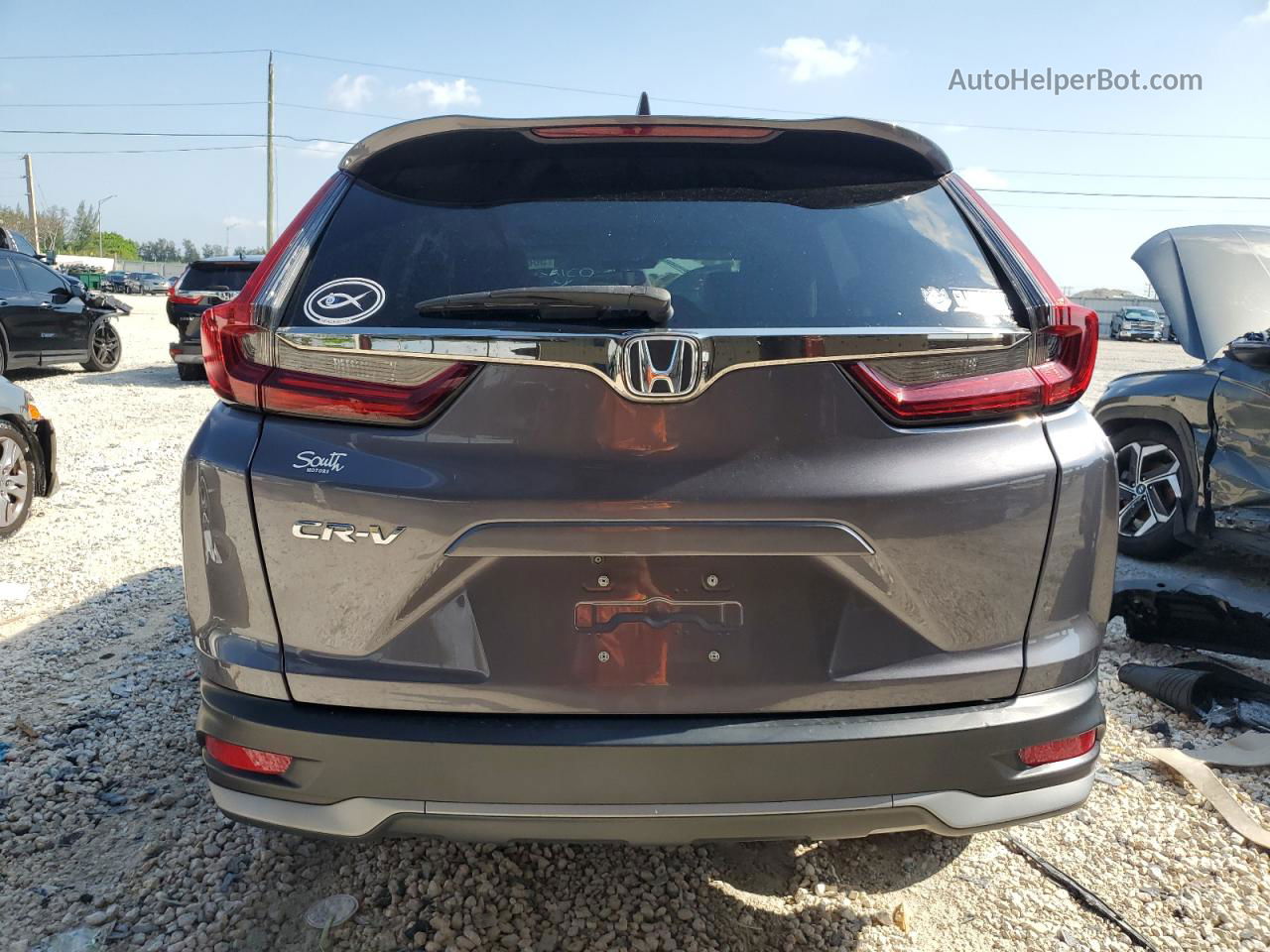 2020 Honda Cr-v Ex Gray vin: 5J6RW1H53LL005623