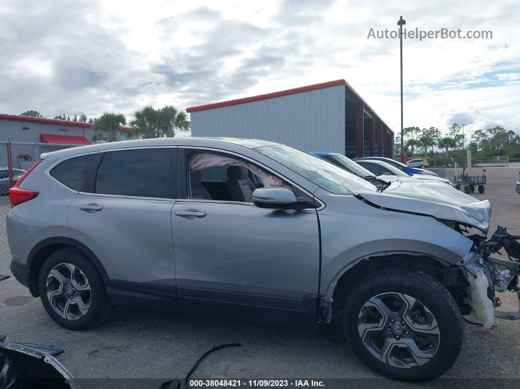 2018 Honda Cr-v Ex Silver vin: 5J6RW1H54JA007843