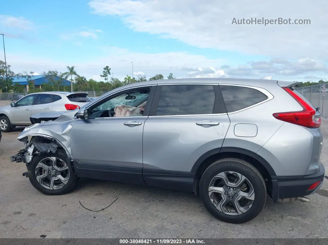 2018 Honda Cr-v Ex Silver vin: 5J6RW1H54JA007843