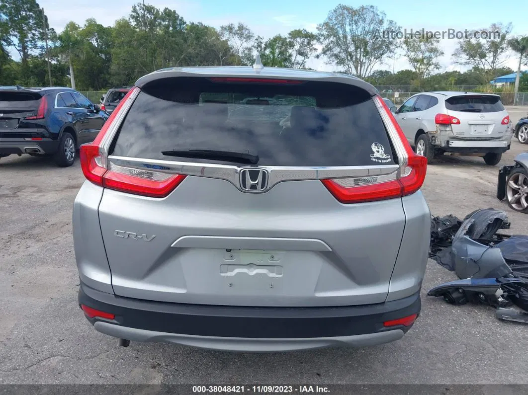 2018 Honda Cr-v Ex Silver vin: 5J6RW1H54JA007843