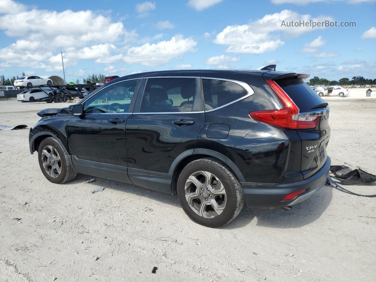 2019 Honda Cr-v Ex Black vin: 5J6RW1H54KA028533