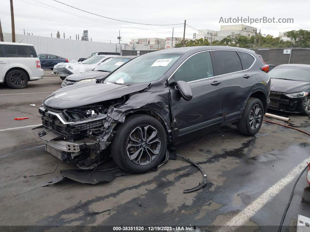 2020 Honda Cr-v 2wd Ex Gray vin: 5J6RW1H54LA007389