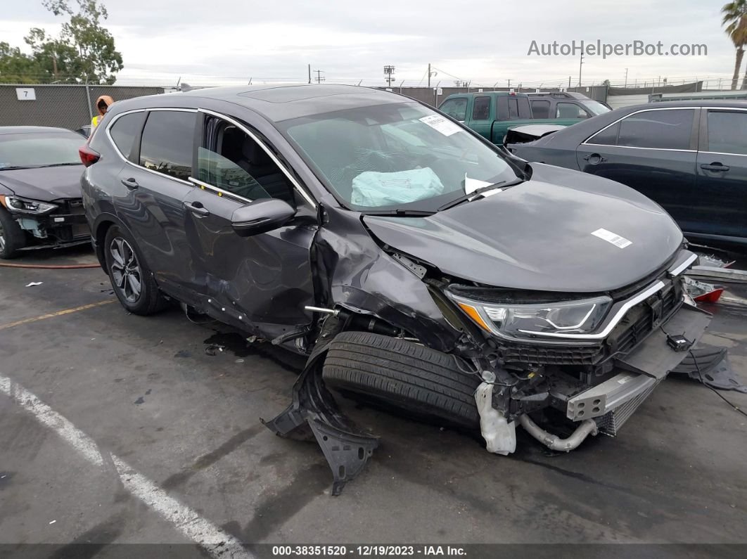 2020 Honda Cr-v 2wd Ex Gray vin: 5J6RW1H54LA007389