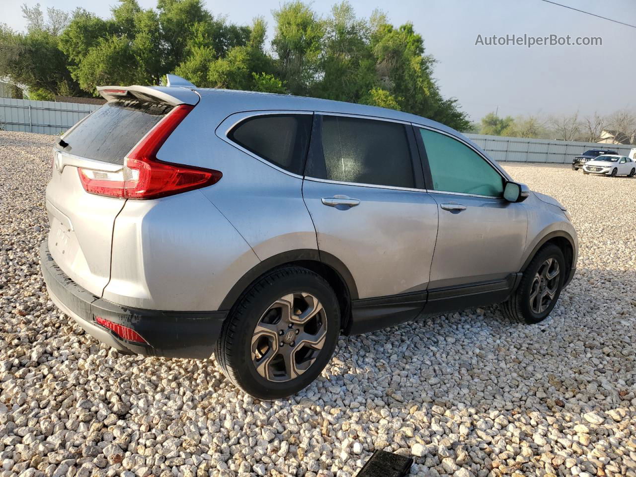 2018 Honda Cr-v Ex Silver vin: 5J6RW1H55JA007883