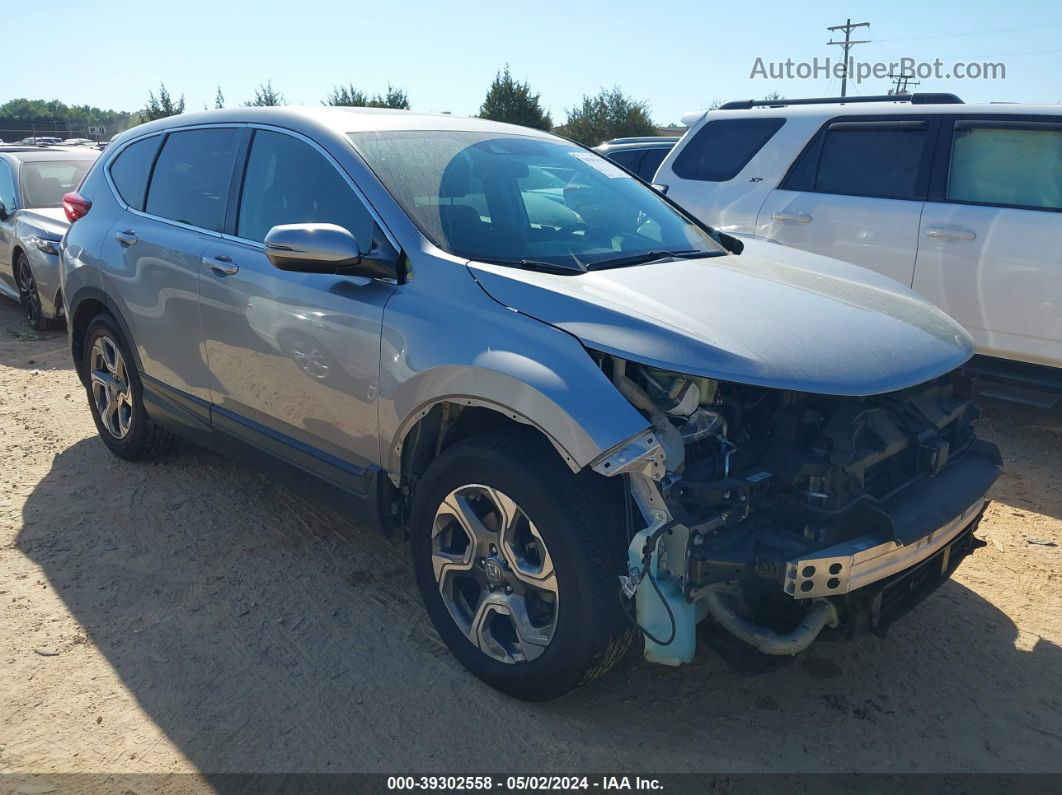 2018 Honda Cr-v Ex Silver vin: 5J6RW1H55JA009133