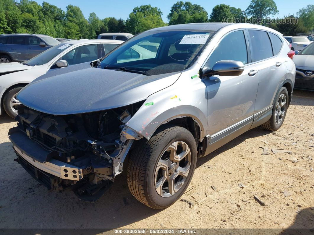 2018 Honda Cr-v Ex Silver vin: 5J6RW1H55JA009133