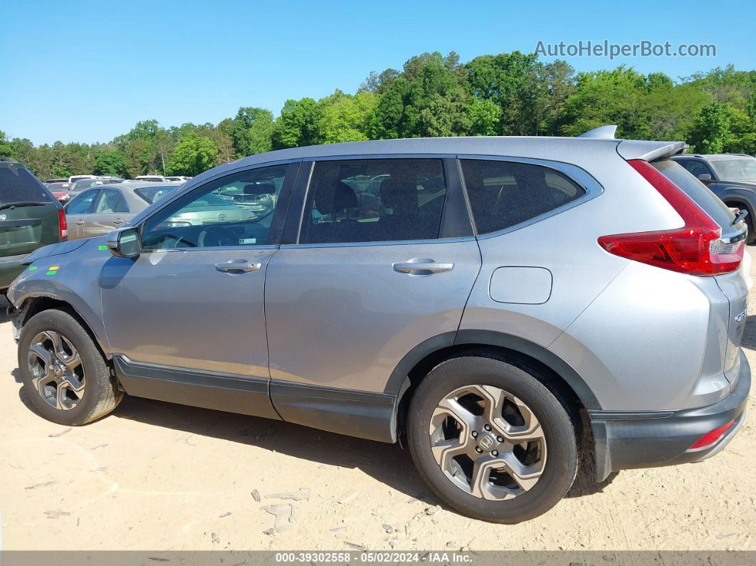 2018 Honda Cr-v Ex Silver vin: 5J6RW1H55JA009133