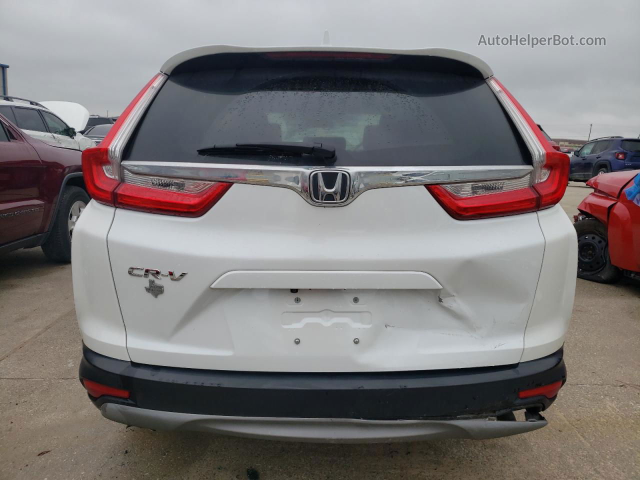 2019 Honda Cr-v Ex Белый vin: 5J6RW1H55KA001924