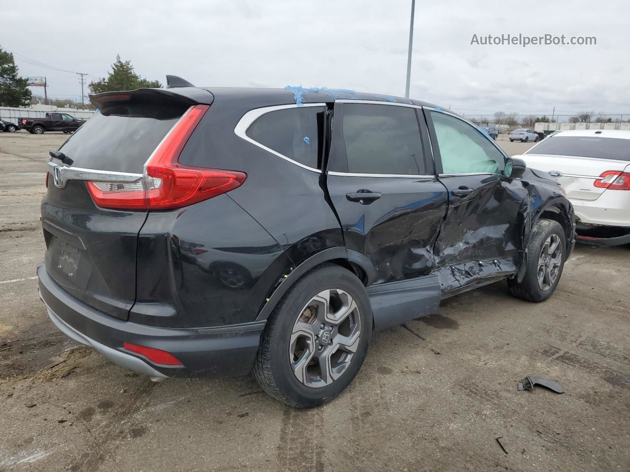 2019 Honda Cr-v Ex Black vin: 5J6RW1H55KA009795