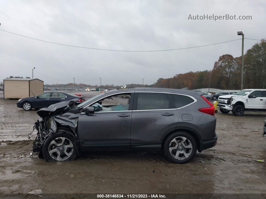 2019 Honda Cr-v Ex Gray vin: 5J6RW1H55KA043526