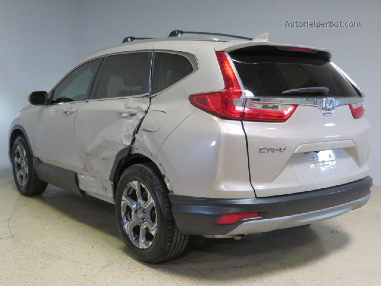 2019 Honda Cr-v Ex Tan vin: 5J6RW1H55KL005640