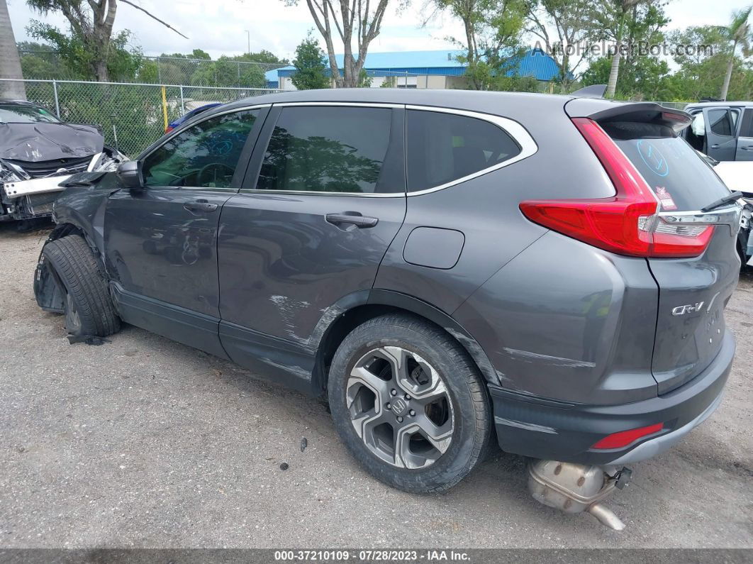 2019 Honda Cr-v Ex Gray vin: 5J6RW1H56KA018148