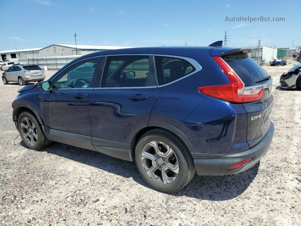 2019 Honda Cr-v Ex Blue vin: 5J6RW1H56KA044328