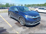 2018 Honda Cr-v Ex Синий vin: 5J6RW1H57JA002751