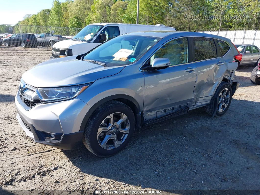 2019 Honda Cr-v Ex Silver vin: 5J6RW1H57KA043379