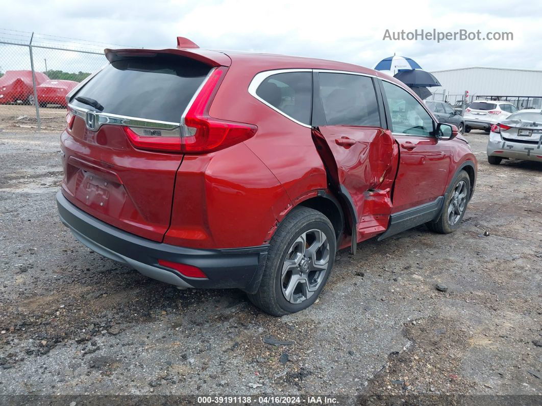 2019 Honda Cr-v Ex Красный vin: 5J6RW1H57KL000925