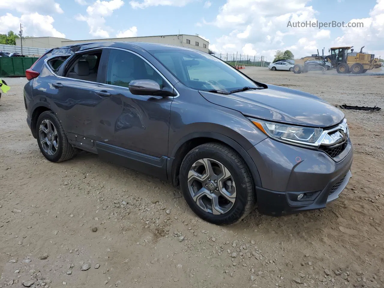 2018 Honda Cr-v Ex Gray vin: 5J6RW1H58JA010826