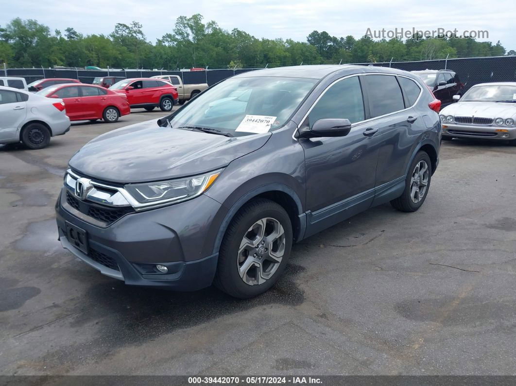 2019 Honda Cr-v Ex Gray vin: 5J6RW1H58KA025215