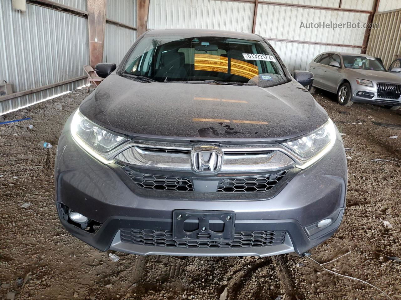 2019 Honda Cr-v Ex Gray vin: 5J6RW1H58KA037560